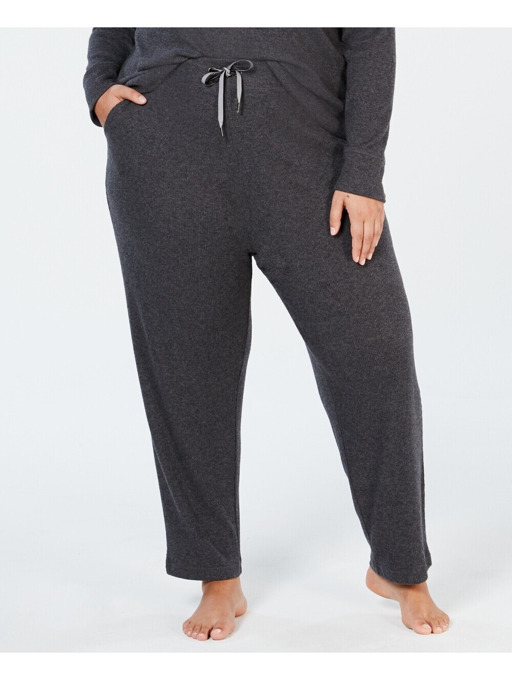 Alfani Womens Ribbed Soft Knit Joggers Size 3XL